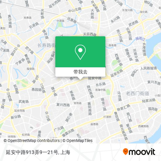 延安中路913弄9一21号地图