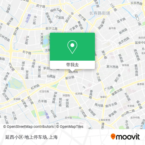 延西小区-地上停车场地图