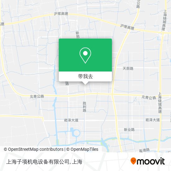 上海子项机电设备有限公司地图