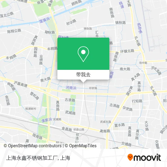 上海永鑫不锈钢加工厂地图
