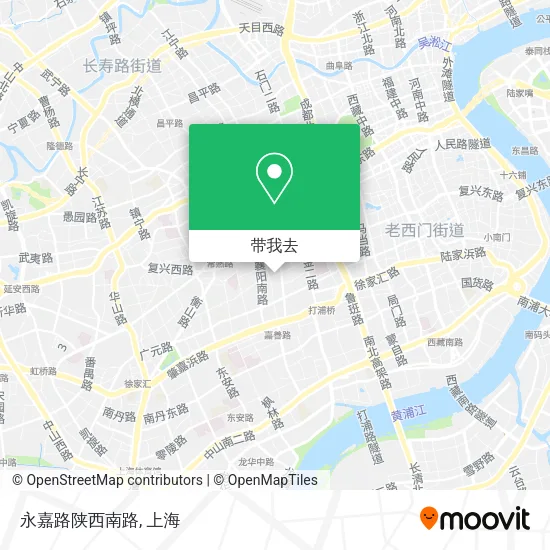 永嘉路陕西南路地图