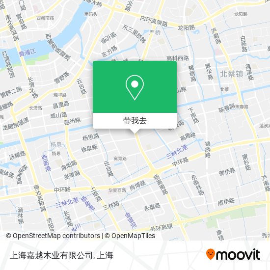 上海嘉越木业有限公司地图