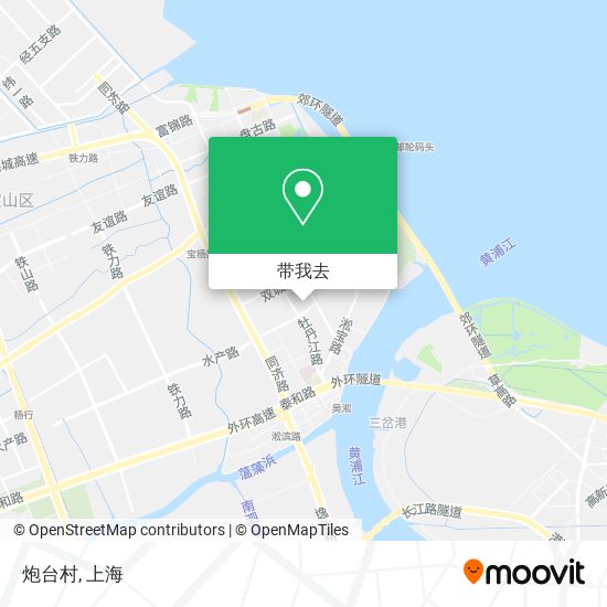 炮台村地图