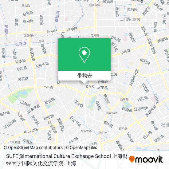 SUFE@International Culture Exchange School 上海财经大学国际文化交流学院地图