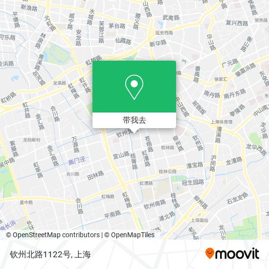 钦州北路1122号地图