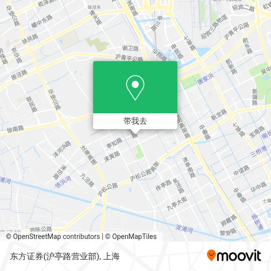 东方证券(沪亭路营业部)地图
