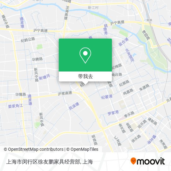 上海市闵行区徐友鹏家具经营部地图