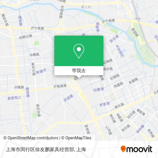 上海市闵行区徐友鹏家具经营部地图