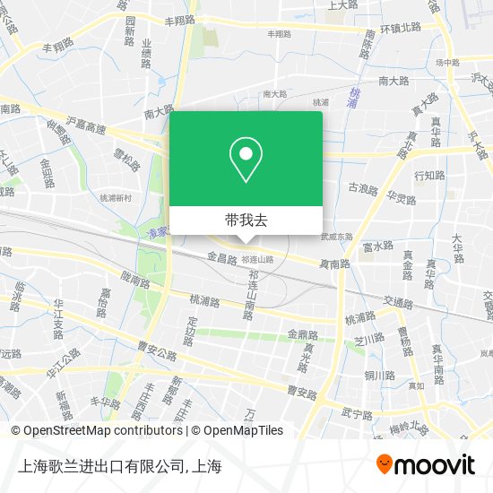 上海歌兰进出口有限公司地图