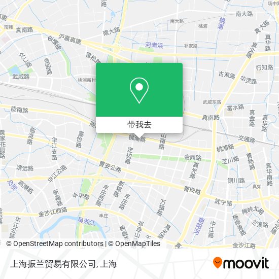 上海振兰贸易有限公司地图