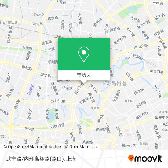 武宁路/内环高架路(路口)地图