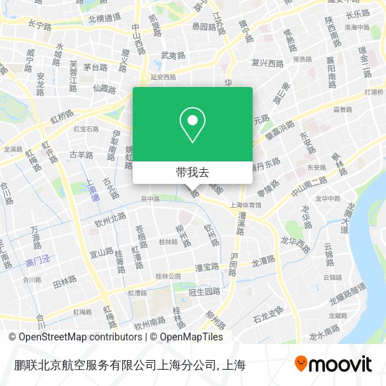 鹏联北京航空服务有限公司上海分公司地图