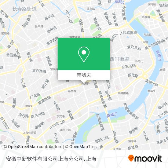 安徽中新软件有限公司上海分公司地图