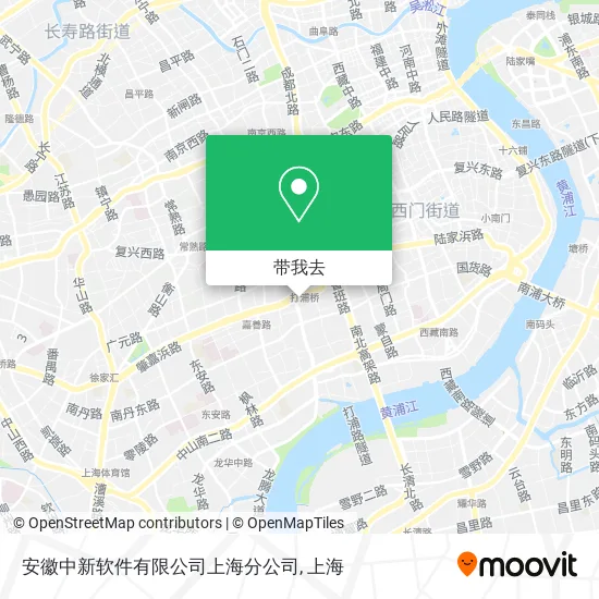 安徽中新软件有限公司上海分公司地图