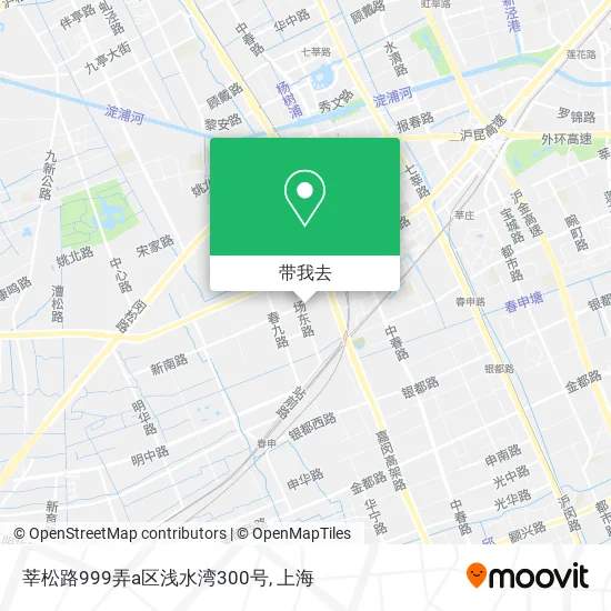 莘松路999弄a区浅水湾300号地图