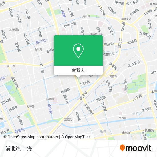 浦北路地图