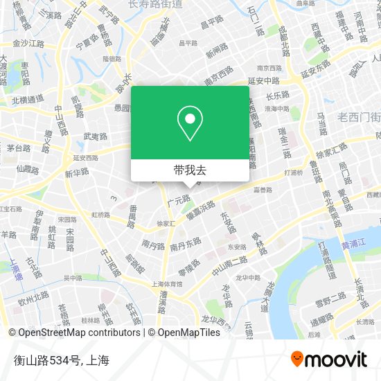 衡山路534号地图