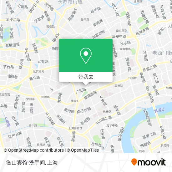衡山宾馆-洗手间地图
