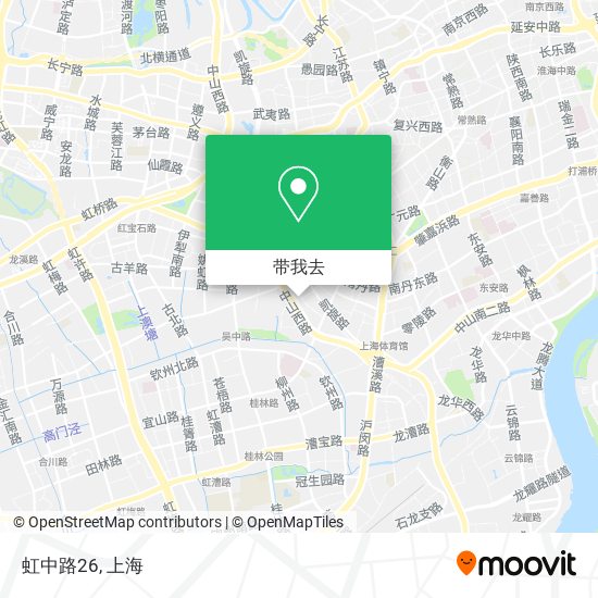 虹中路26地图