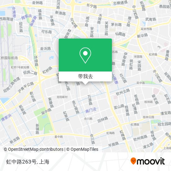虹中路263号地图