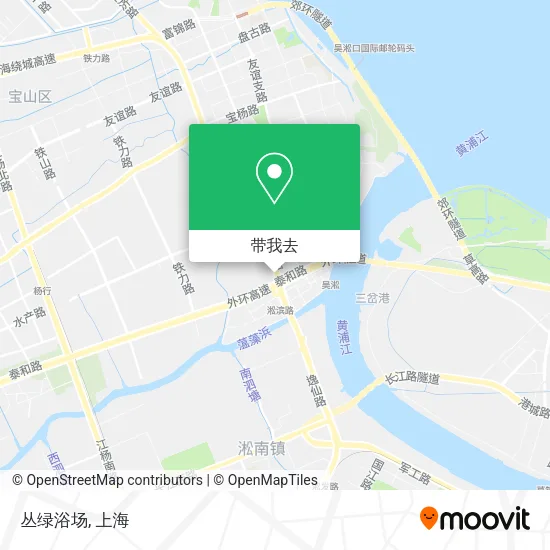 丛绿浴场地图