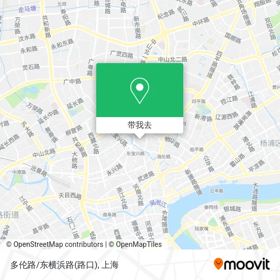 多伦路/东横浜路(路口)地图