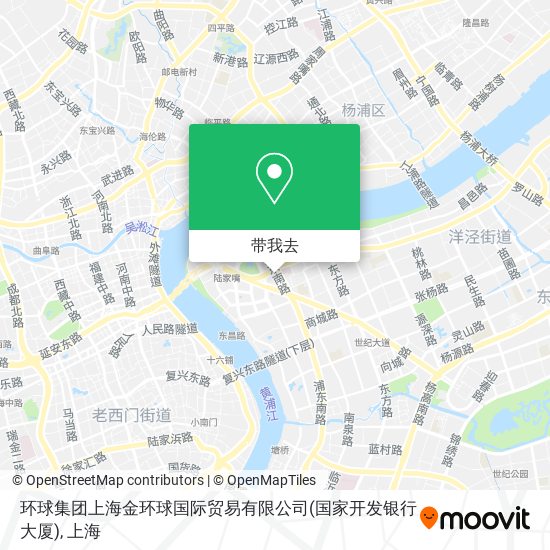 环球集团上海金环球国际贸易有限公司(国家开发银行大厦)地图