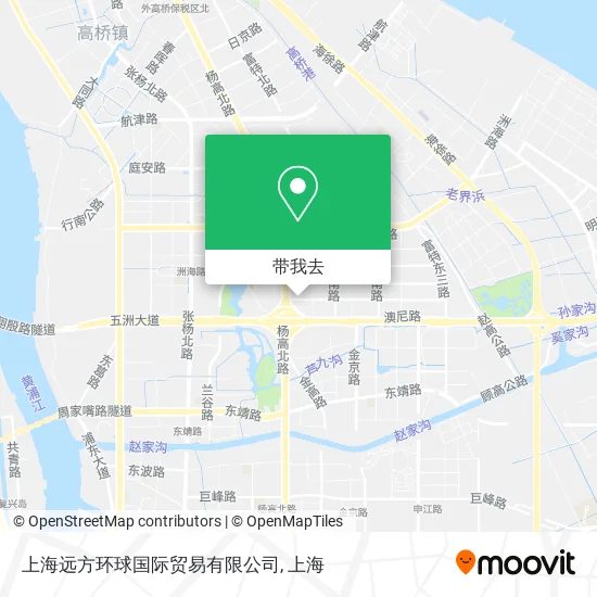 上海远方环球国际贸易有限公司地图