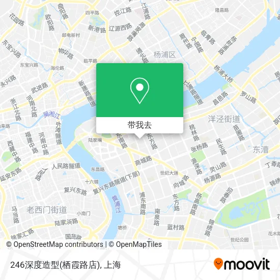 246深度造型(栖霞路店)地图
