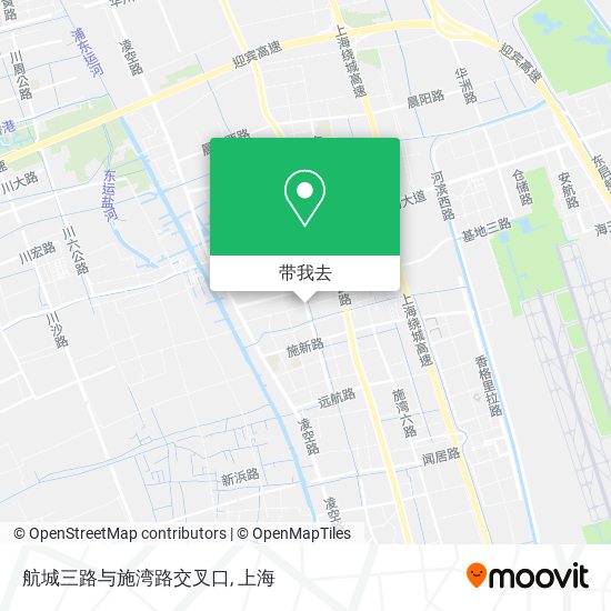 航城三路与施湾路交叉口地图