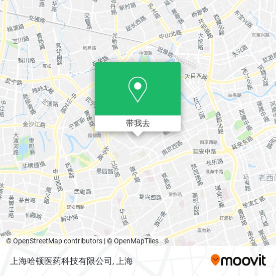 上海哈顿医药科技有限公司地图