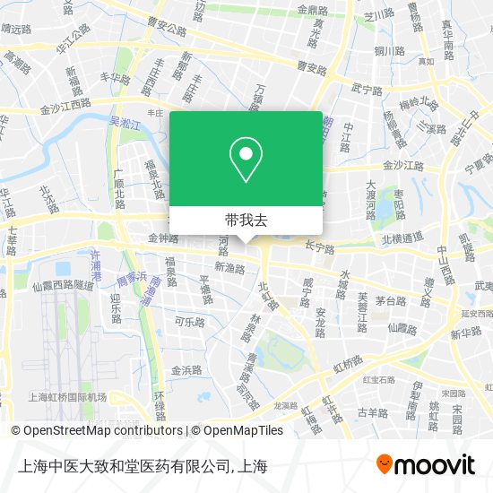 上海中医大致和堂医药有限公司地图