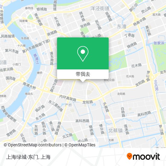 上海绿城-东门地图