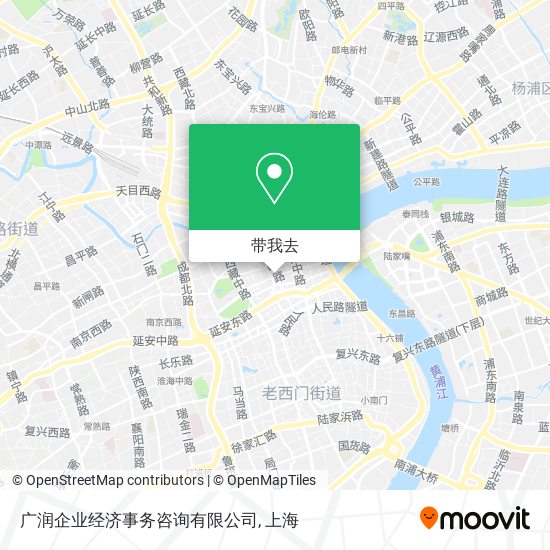 广润企业经济事务咨询有限公司地图