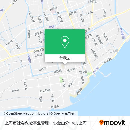 上海市社会保险事业管理中心金山分中心地图