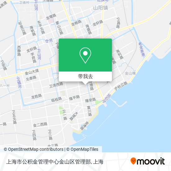 上海市公积金管理中心金山区管理部地图