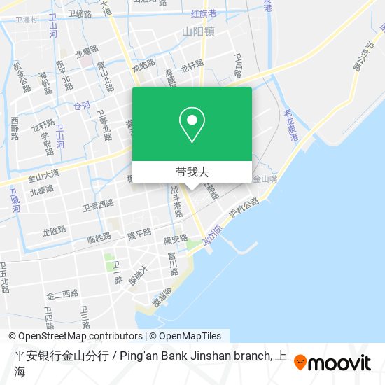 平安银行金山分行 / Ping'an Bank Jinshan branch地图
