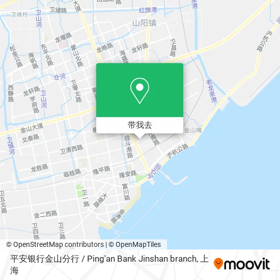 平安银行金山分行 / Ping'an Bank Jinshan branch地图
