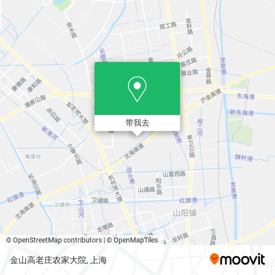 金山高老庄农家大院地图