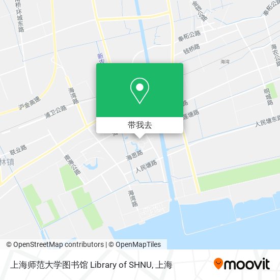 上海师范大学图书馆 Library of SHNU地图