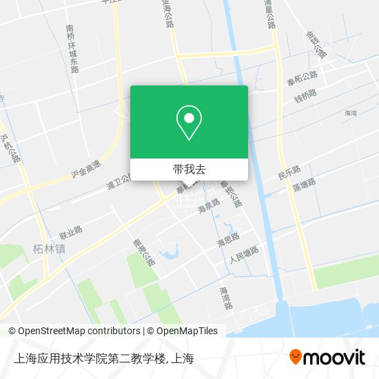 上海应用技术学院第二教学楼地图