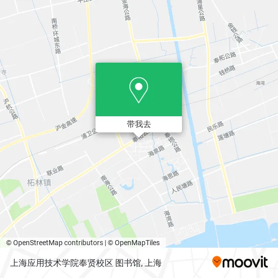 上海应用技术学院奉贤校区 图书馆地图
