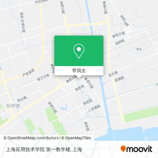 上海应用技术学院 第一教学楼地图