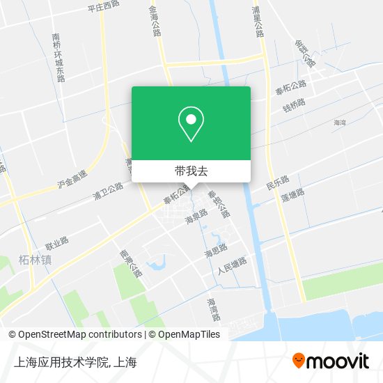 上海应用技术学院地图
