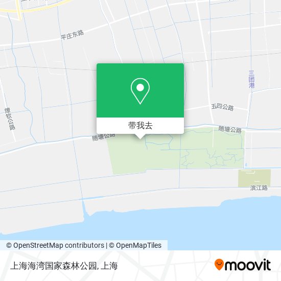 上海海湾国家森林公园地图