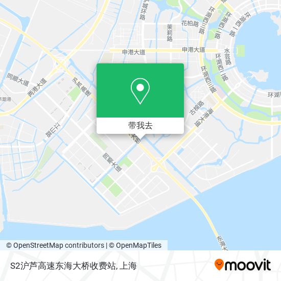 S2沪芦高速东海大桥收费站地图