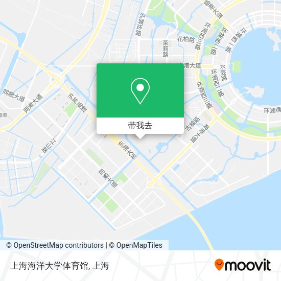 上海海洋大学体育馆地图
