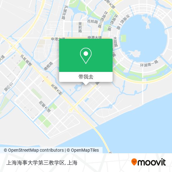 上海海事大学第三教学区地图