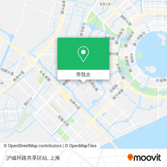 沪城环路共享区站地图