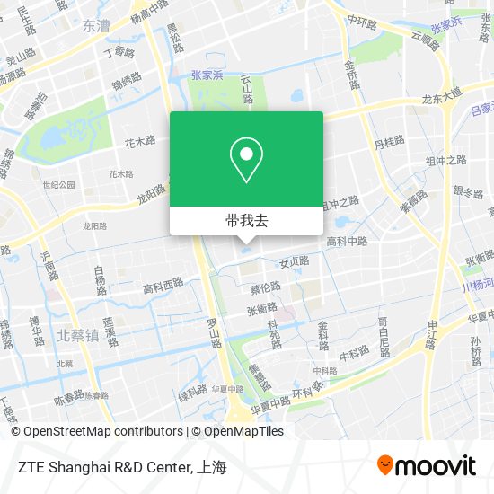 ZTE Shanghai R&D Center地图